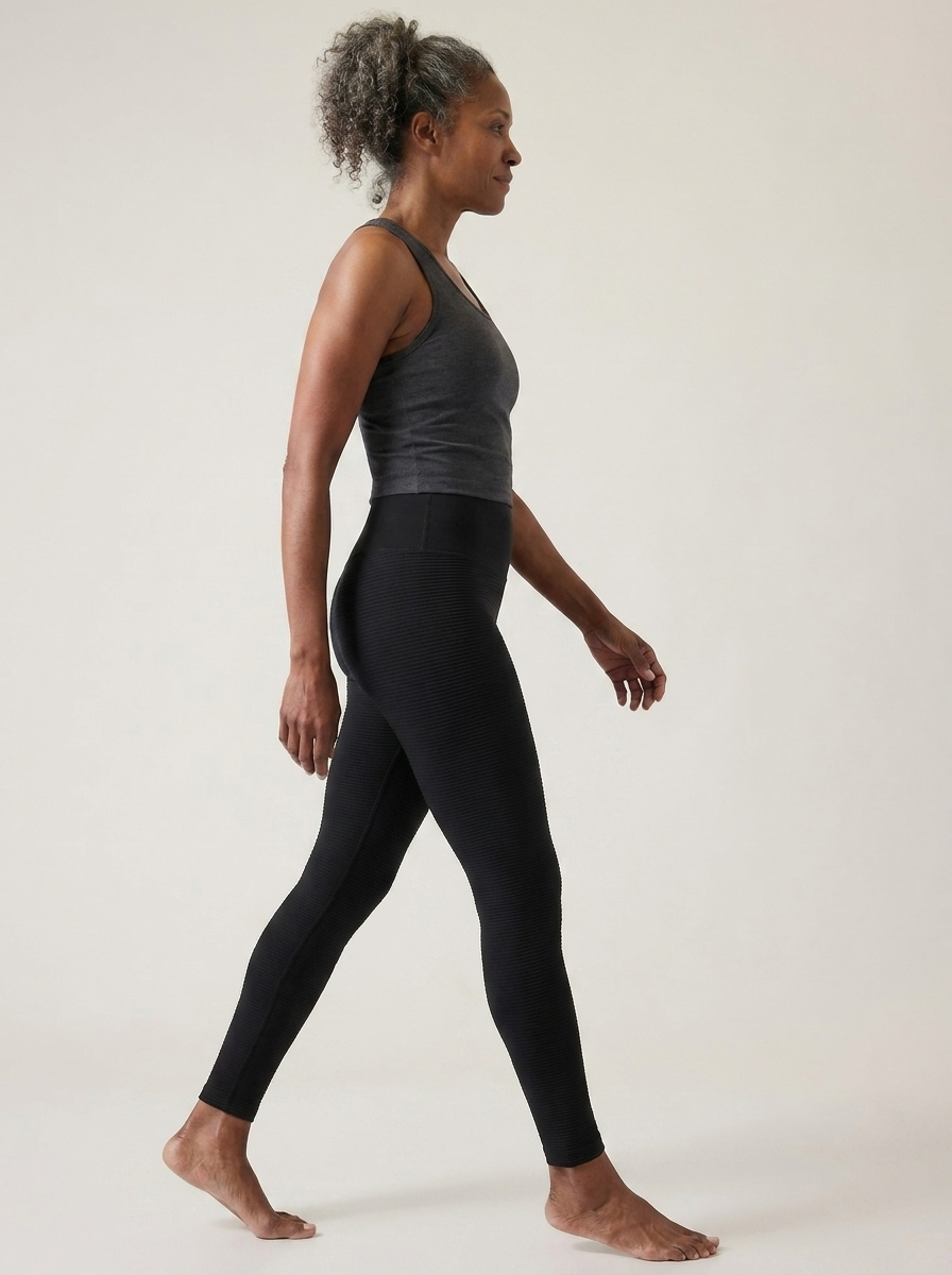 Side view in motion